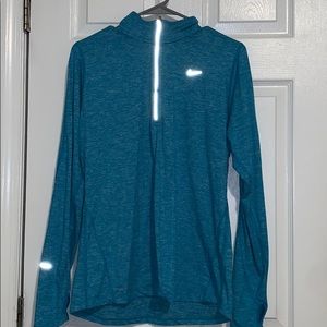 Blue nike dri-fit workout sweater